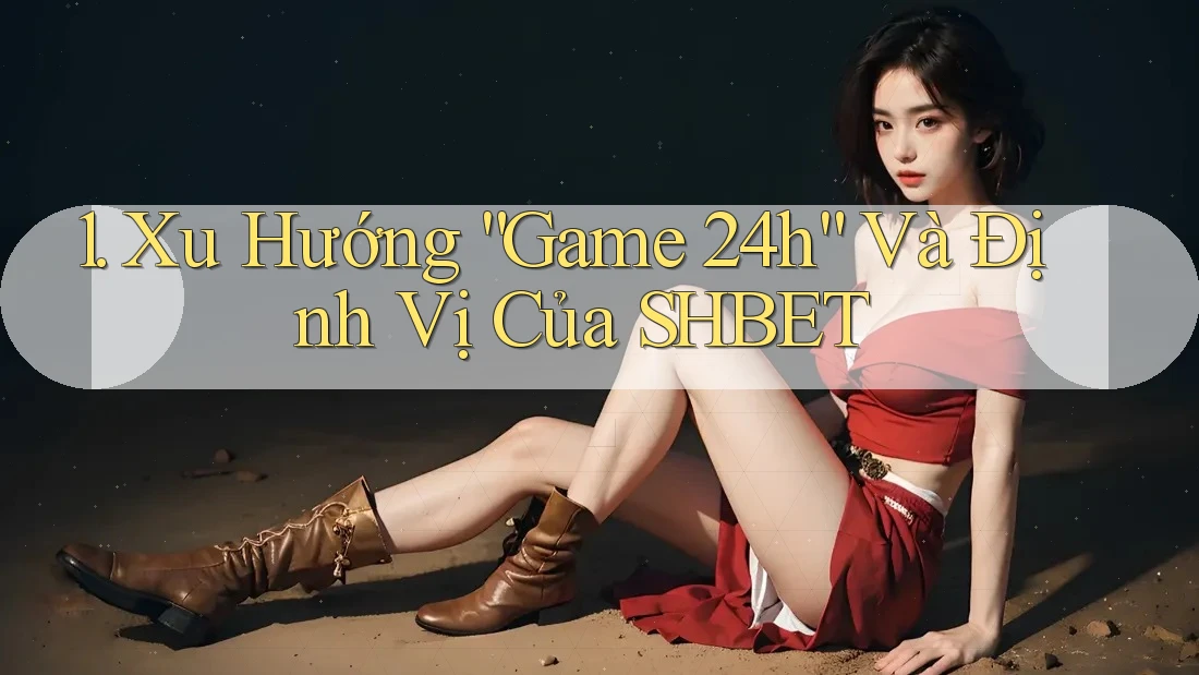 1. Xu Hướng “Game 24h” Và Định Vị Của SHBET 1. Xu Hướng “Game 24h” Và Định Vị Của SHBET