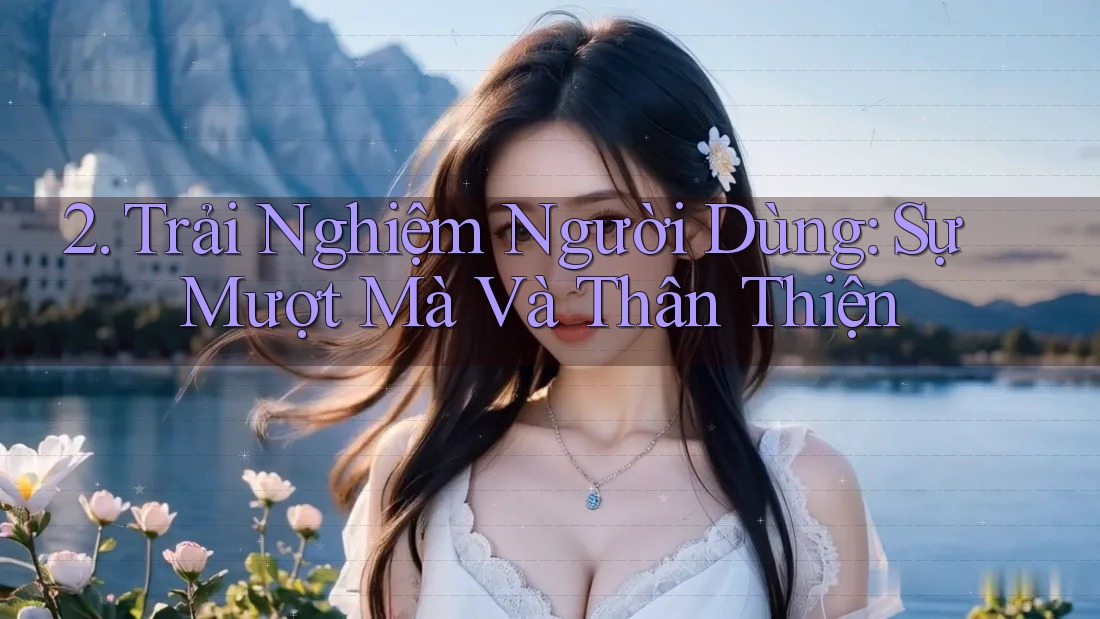2. Trải Nghiệm Người Dùng: Sự Mượt Mà Và Thân Thiện 2. Trải Nghiệm Người Dùng: Sự Mượt Mà Và Thân Thiện