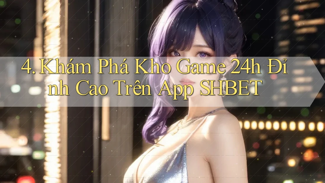 4. Khám Phá Kho Game 24h Đỉnh Cao Trên App SHBET 4. Khám Phá Kho Game 24h Đỉnh Cao Trên App SHBET