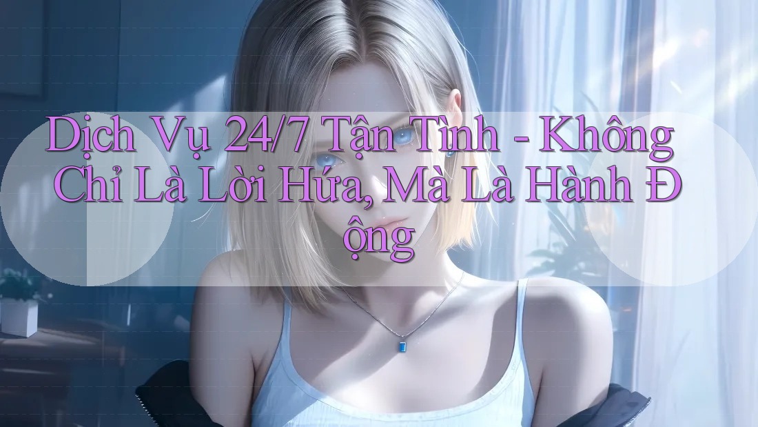 Dịch Vụ 24/7 Tận Tình - Không Chỉ Là Lời Hứa, Mà Là Hành Động Dịch Vụ 24/7 Tận Tình - Không Chỉ Là Lời Hứa, Mà Là Hành Động