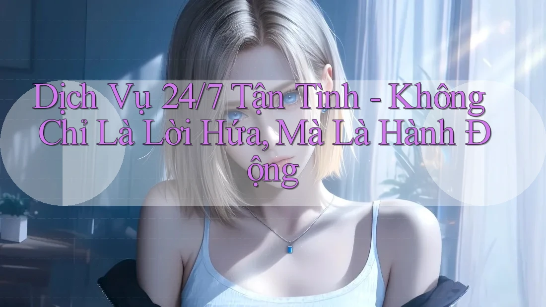 Dịch Vụ 24/7 Tận Tình - Không Chỉ Là Lời Hứa, Mà Là Hành Động Dịch Vụ 24/7 Tận Tình - Không Chỉ Là Lời Hứa, Mà Là Hành Động
