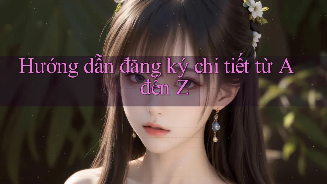Hướng dẫn đăng ký chi tiết từ A đến Z Hướng dẫn đăng ký chi tiết từ A đến Z
