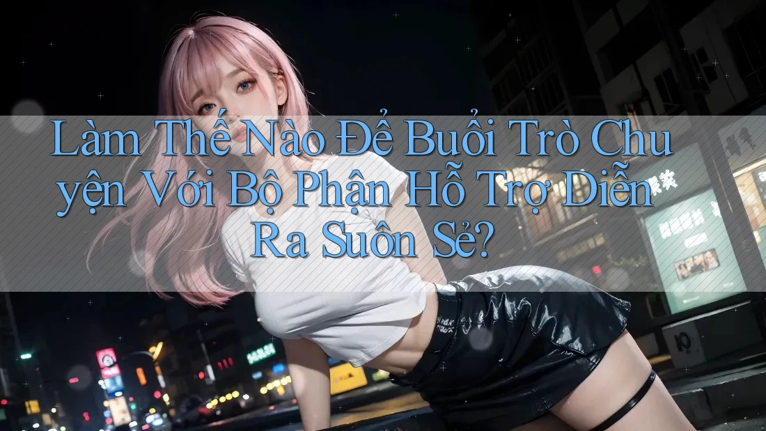 Làm Thế Nào Để Buổi Trò Chuyện Với Bộ Phận Hỗ Trợ Diễn Ra Suôn Sẻ?