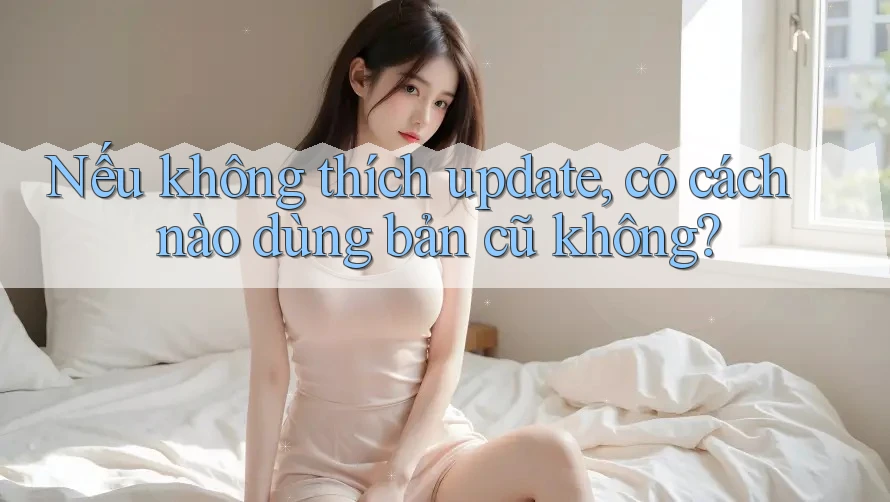 Nếu không thích update, có cách nào dùng bản cũ không? Nếu không thích update, có cách nào dùng bản cũ không?