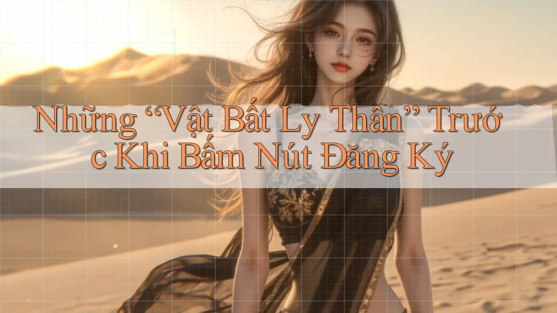 Những “Vật Bất Ly Thân” Trước Khi Bấm Nút Đăng Ký