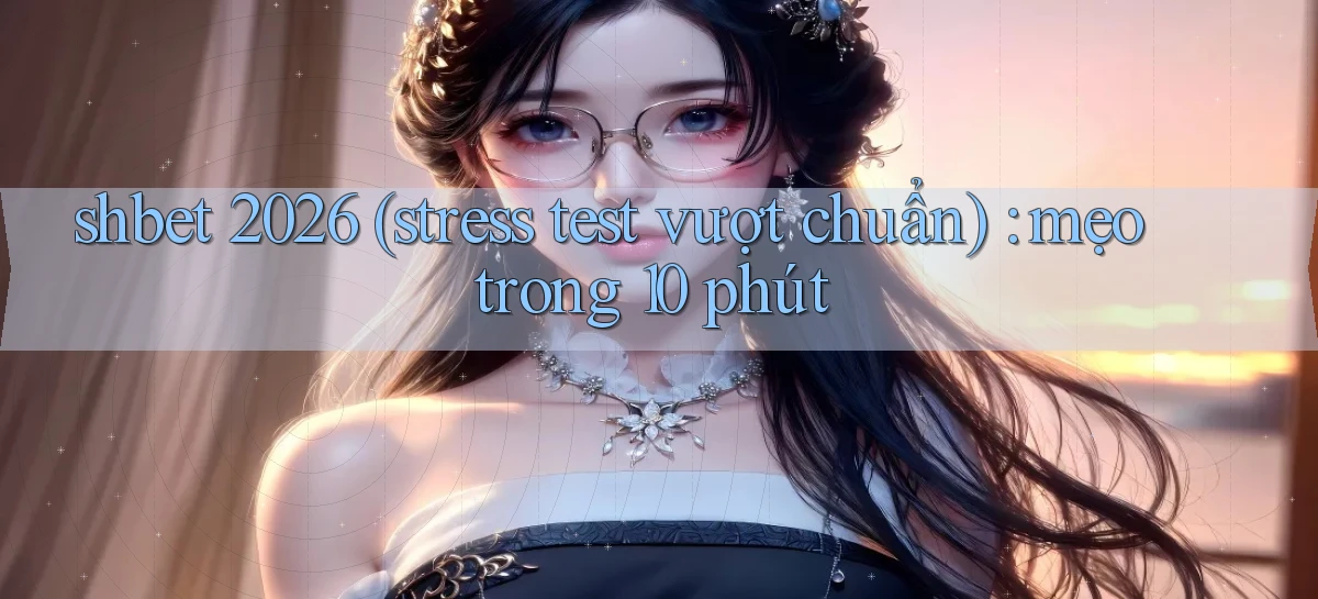 shbet 2026 (stress test vượt chuẩn) mẹo trong 10 phút