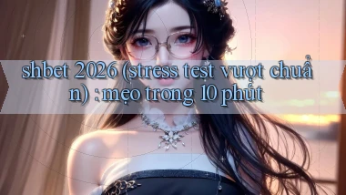 shbet 2026 (stress test vượt chuẩn) mẹo trong 10 phút