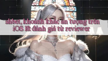 shbet, khoảnh khắc ấn tượng trên iOS 18 đánh giá từ reviewer