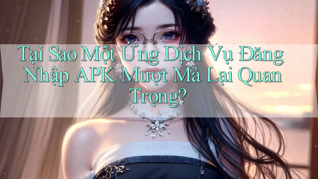 Tại Sao Một Ứng Dịch Vụ Đăng Nhập APK Mượt Mà Lại Quan Trọng?