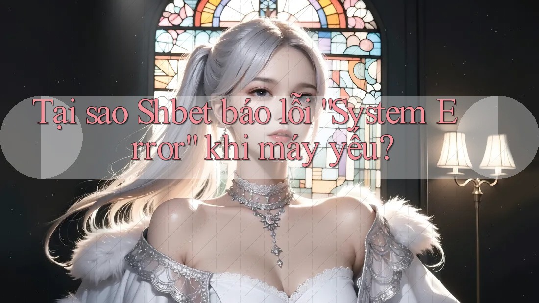 Tại sao Shbet báo lỗi “System Error” khi máy yếu? Tại sao Shbet báo lỗi “System Error” khi máy yếu?