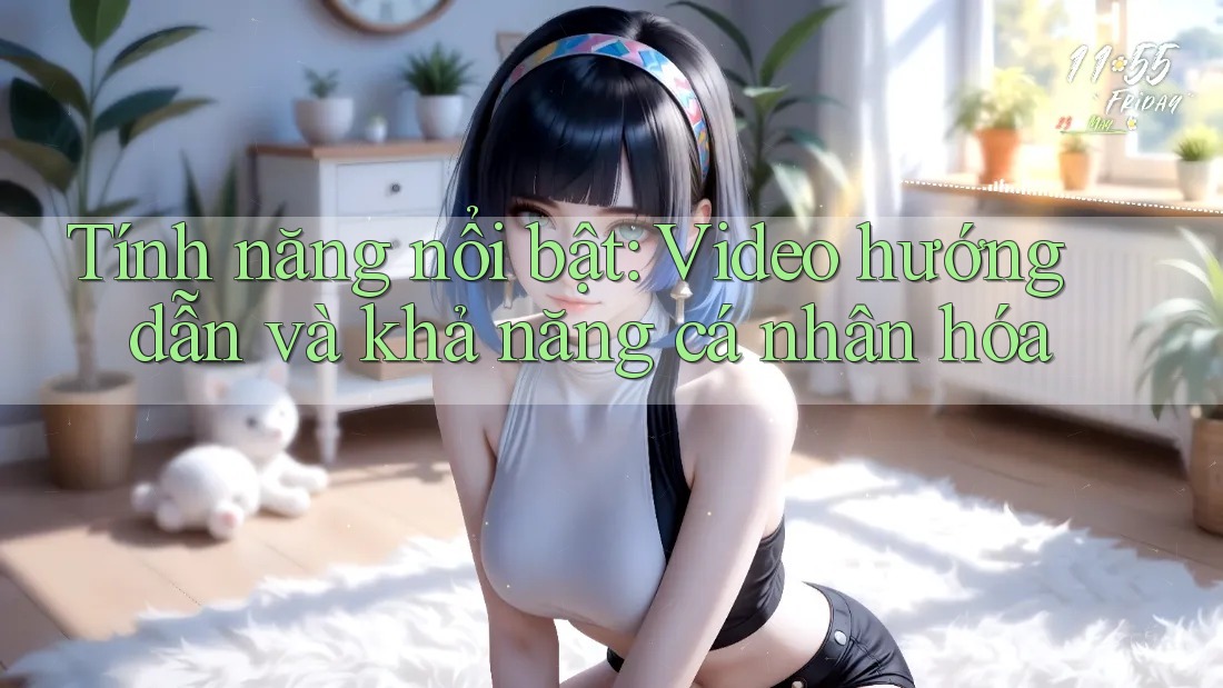 Tính năng nổi bật: Video hướng dẫn và khả năng cá nhân hóa Tính năng nổi bật: Video hướng dẫn và khả năng cá nhân hóa