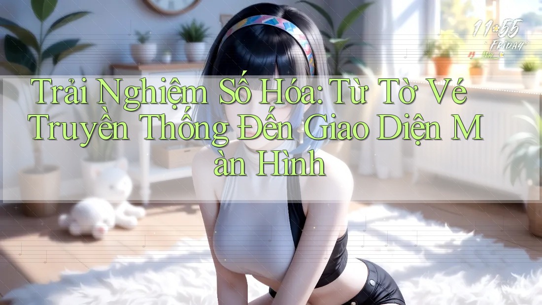 Trải Nghiệm Số Hóa: Từ Tờ Vé Truyền Thống Đến Giao Diện Màn Hình Trải Nghiệm Số Hóa: Từ Tờ Vé Truyền Thống Đến Giao Diện Màn Hình