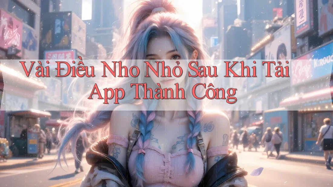 Vài Điều Nho Nhỏ Sau Khi Tải App Thành Công